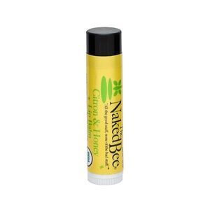 New The Naked Bee Organic Lip Balm Citron & Honey